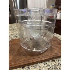 multi-piece acrylic beverage dispenser system